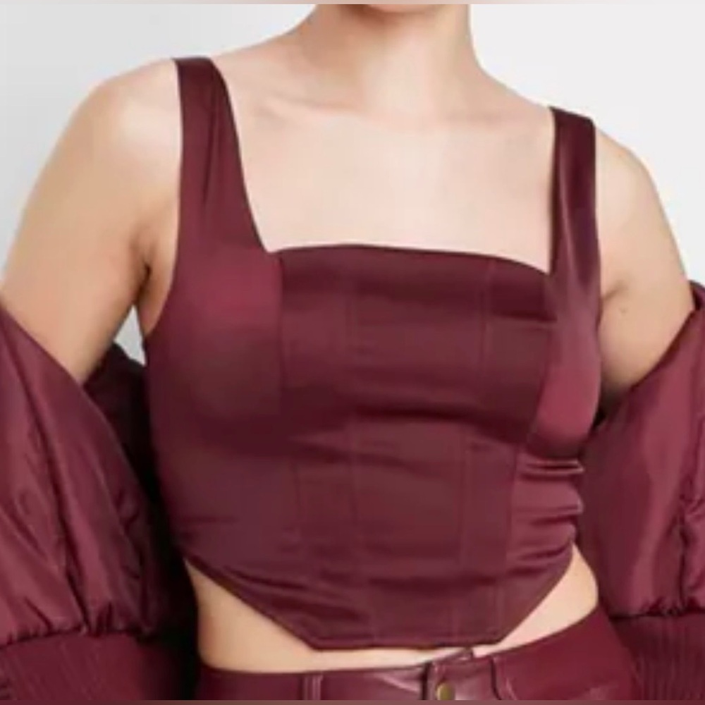 Women's Satin Corset Tank Top - Wild Fable™
 - NWOT